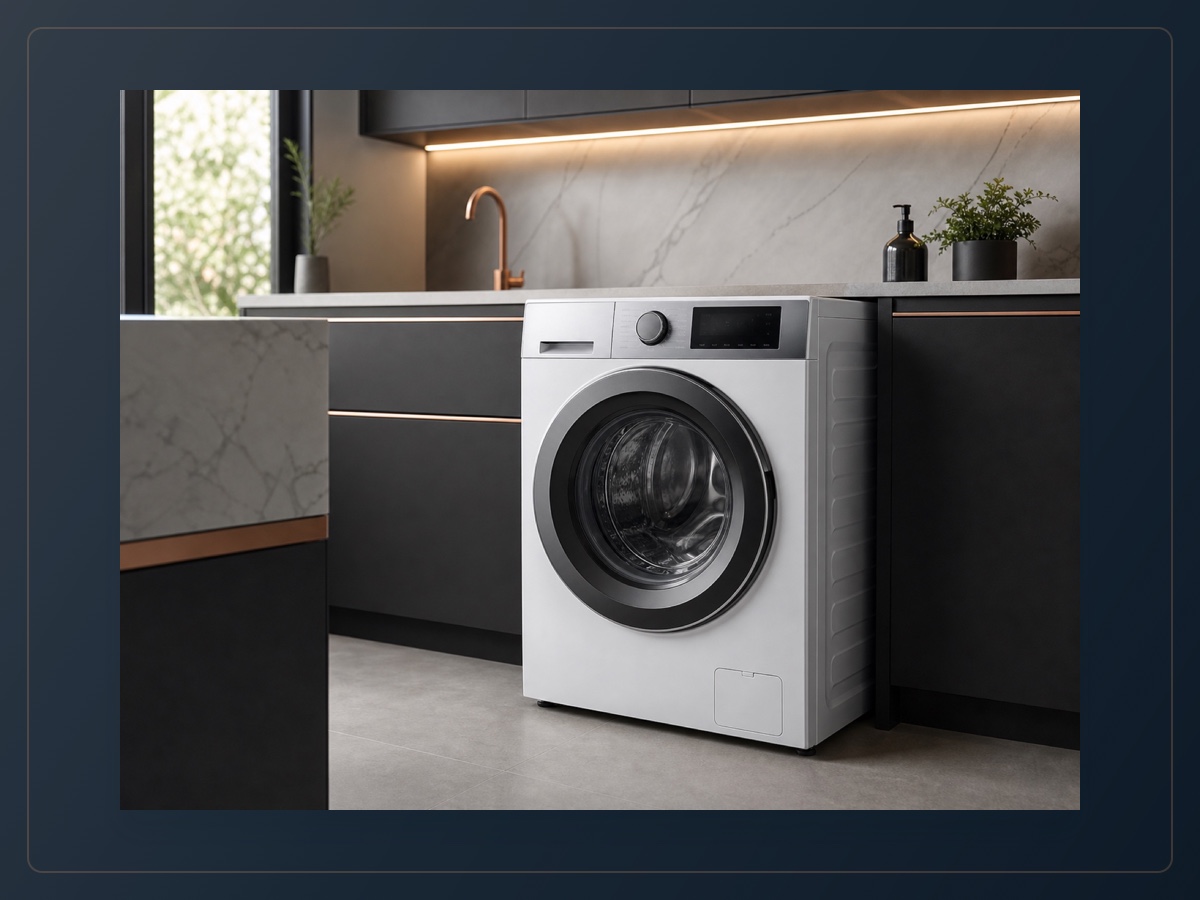 Laundry appliance package example